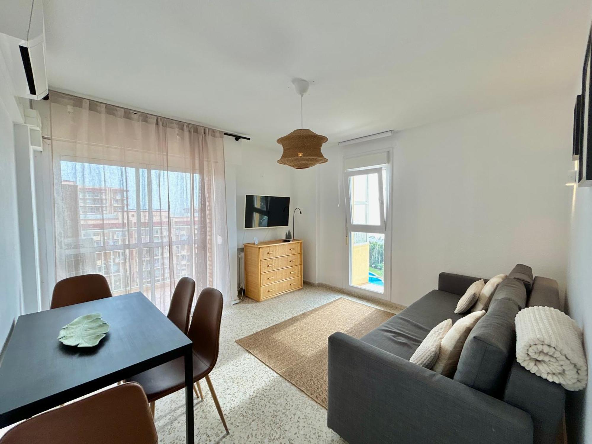 Acogedor Apartamento En Benalmadena Vistas Bagian luar foto